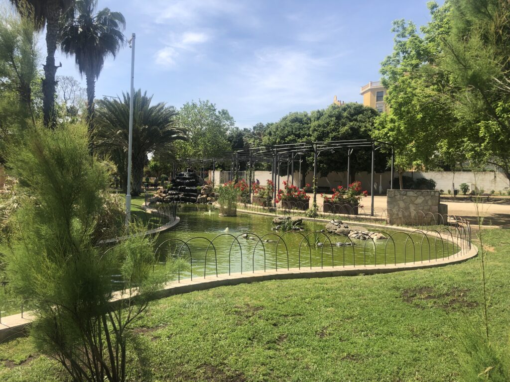 El parque de Torrecremada de Denia . 1 1