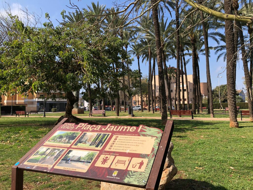 Parque de la Plaza Jaime I de Dénia