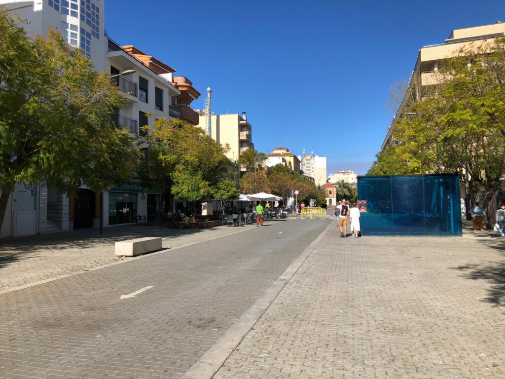 Calle la Vía de Dénia